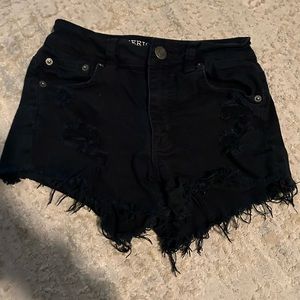 High waisted booty shorts